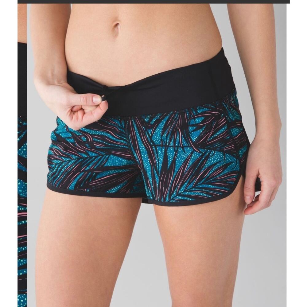 Lululemon Speed Short Palm Lace Tofino Teal 6